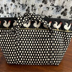 Vera Bradley Retired Chicken & Egg Large Tote